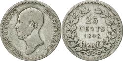 World Coins - Coin, Netherlands, William II, 25 Cents, 1848, Utrecht, , Silver, KM:76