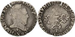 World Coins - Coin, France, 1/2 Franc, 1587, Rennes, , Silver, Sombart:4716