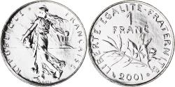 World Coins - Coin, France, Semeuse, Franc, 2001, Pessac, BU, , Nickel, KM:925.1