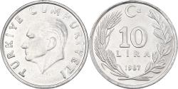 World Coins - Coin, Turkey, 10 Lira, 1987, , Aluminum, KM:964