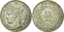 World Coins - Coin, France, Cérès, 50 Centimes, 1888, Paris, , Silver, Gadoury:419a