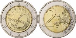 World Coins - Lithuania, 2 Euro, Baltic Culture, 2016, Vilnius, Bi-Metallic,