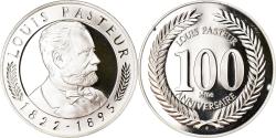 World Coins - France, Medal, Louis Pasteur (1822-1895), 100ème Anniversaire,