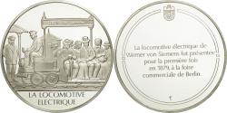 World Coins - France, Medal, La locomotive électrique, Sciences & Technologies,