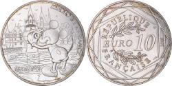 World Coins - France, 10 Euro, 2018, MICKEY UN TOUR DE LOIRE., , Silver