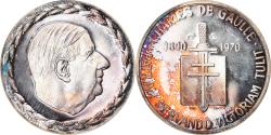 World Coins - France, Medal, Charles de Gaulle, Patriam Servando Victoriam Tvlit, 1970