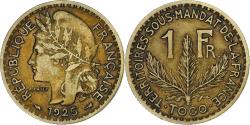 World Coins - Togo, Franc, 1925, Paris, Aluminum-Bronze, , Lecompte:12, KM:2