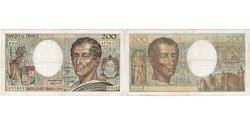 World Coins - France, 200 Francs, Montesquieu, P.012, VF(30-35)