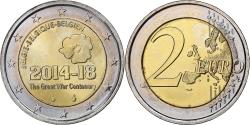 World Coins - Belgium, 2 Euro, The Great War Centenary, 2014, , Bi-Metallic