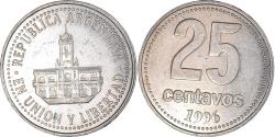 World Coins - Coin, Argentina, 25 Centavos, 1996