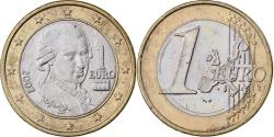 World Coins - Austria, 1 Euro, 2002, Vienna, Bi-Metallic,