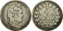 World Coins - Coin, France, Louis-Philippe, 5 Francs, 1831, Strasbourg, , Silver