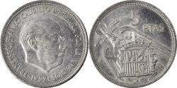 World Coins - Coin, Spain, 5 Pesetas, 1957