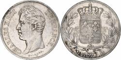 World Coins - Coin, France, Charles X, 5 Francs, 1827, Bayonne, , Silver, KM:728.8