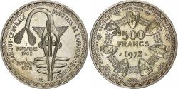 World Coins - West African States, 500 Francs, 1972, Silver, , KM:7