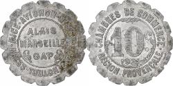 World Coins - France, Chambre de commerce région provençale, 10 Centimes, 1921,