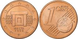 World Coins - Malta, Euro Cent, BU, 2008, Monnaie de Paris, Copper Plated Steel,
