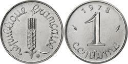 World Coins - France, Centime, Épi, 1978, Paris, FDC, Stainless Steel, , Gadoury:91