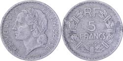 World Coins - France, 5 Francs, Lavrillier, 1952, Paris, Aluminum, , Gadoury:766a