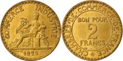 World Coins - Coin, France, Chambre de commerce, 2 Francs, 1925, Paris,