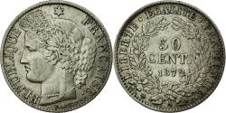 World Coins - Coin, France, Cérès, 50 Centimes, 1872, Paris, , Silver, KM:834.1