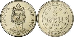 World Coins - Germany, 1 Ecu Europa, Charlemagne, 1994, Waldaschaff, Copper-nickel,