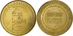 World Coins - France, Touristic Token, Château Fort de Guédelon, Bourgogne, 2014