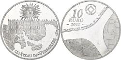 World Coins - France, 10 Euro, Château de Versailles, 2011, Monnaie de Paris, BE,