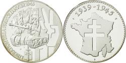 World Coins - France, Medal, Libération de la France 1945, History, , Silver