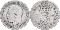 World Coins - Coin, Great Britain, George V, 3 Pence, 1911, , Silver, KM:813