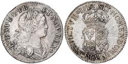 World Coins - France, Louis XV, Écu de France-Navarre, 1719, Paris, Silver,