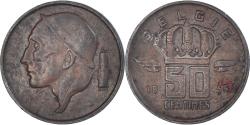 World Coins - Coin, Belgium, 50 Centimes, 1956
