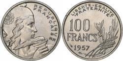 World Coins - France, 100 Francs, Cochet, 1957, Paris, Cupronickel,