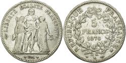 World Coins - Coin, France, Hercule, 5 Francs, 1876, Bordeaux, , Silver, KM:820.2