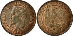 World Coins - Coin, France, Napoleon III, Napoléon III, 2 Centimes, 1855, Strasbourg