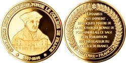 World Coins - France, Medal, L'Histoire de France, Guillaume Bude, History, , Vermeil