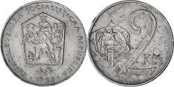 World Coins - Czechoslovakia, 2 Koruny, 1985