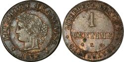 World Coins - Coin, France, Cérès, Centime, 1872, Bordeaux, , Bronze, KM:826.2