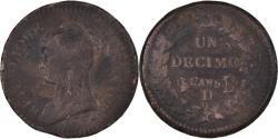 World Coins - Coin, France, Dupré, Decime, 1793 / AN 5, Lyon, , Bronze, KM:645.5