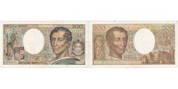 World Coins - France, 200 Francs, Montesquieu, 1992, R.135, EF(40-45)