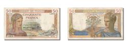 World Coins - Banknote, France, 50 Francs, 50 F 1934-1940 ''Cérès'', 1939, 1939-03-09