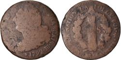 World Coins - Coin, France, Louis XVI, 2 Sols, 1792, Strasbourg, , Bronze, Gadoury:24