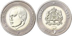 World Coins - Morocco, Mohammed VI, 5 Dirhams, 2002/AH1423, Bi-Metallic, , KM:109