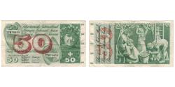 World Coins - Banknote, Switzerland, 50 Franken, 1969, 1969-01-15, KM:48i, VF(20-25)
