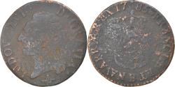 World Coins - Coin, France, Louis XVI, 1/2 Sol ou 1/2 sou, 1/2 Sol, 1785, Rouen,