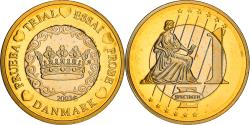 World Coins - Denmark, Fantasy euro patterns, Euro, 2003, , Bi-Metallic