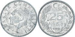 World Coins - Coin, Turkey, 25 Lira, 1988