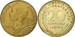 World Coins - France, 20 Centimes, Marianne, 1975, MDP, série FDC, Cupro-Aluminium,