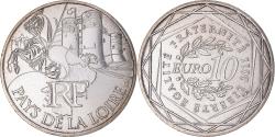 World Coins - France, 10 Euro, 2011, Pays De La Loire, , Silver