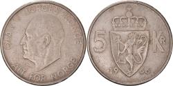 World Coins - Coin, Norway, Olav V, 5 Kroner, 1966, , Copper-nickel, KM:412